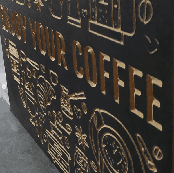 Cuadro decorativo: Temática cafetería