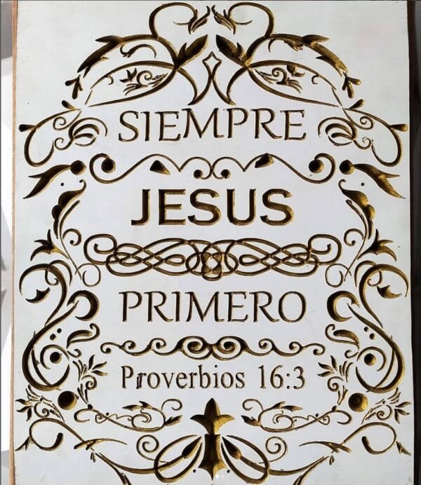 Cuadro decorativo: Temática cristiana Proverbios 16:3