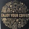 Cuadro decorativo: Temática cafetería