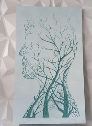 Hombre arbol Cuadro decorativo: Temática de hombre árbol