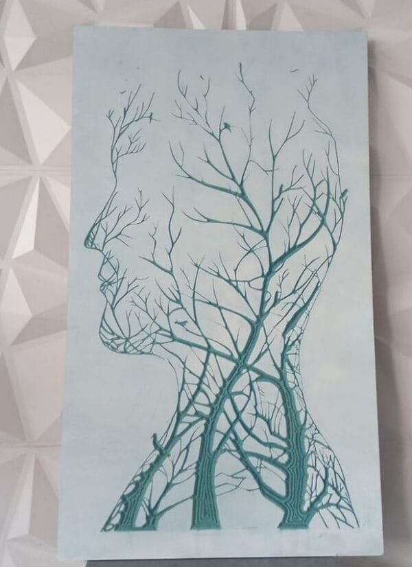 Cuadro decorativo: Temática de hombre árbol