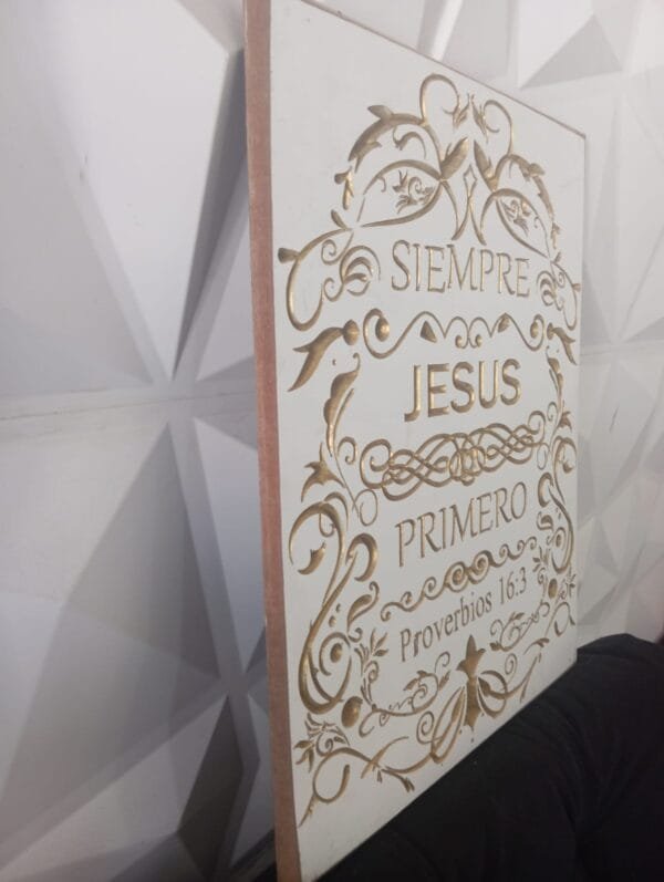 Cuadro decorativo: Temática cristiana Proverbios 16:3
